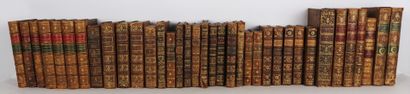 null Ensemble de 37 volumes, principalement du XVIIIème siècle, pour la reliure