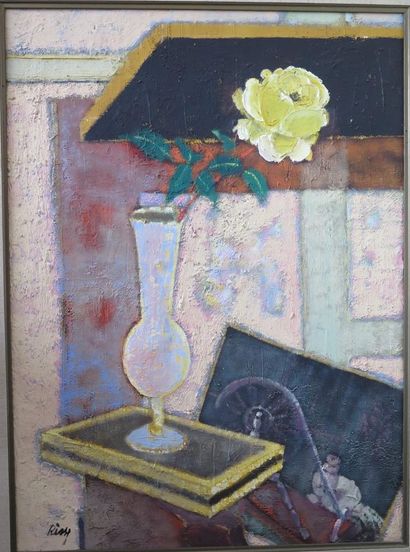 null Ernest RISSE (1921-2003)

Fleur pour le poème La Fileuse de Paul Valéry, 1968

Huile...