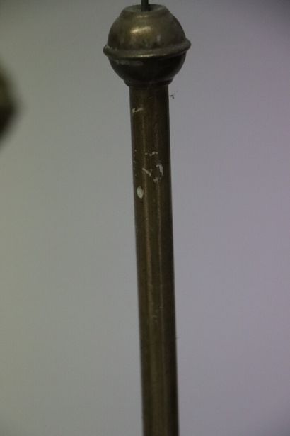 null Lustre en laiton et opaline.

Fin du XIXème siècle

H_127 cm L_74 cm.