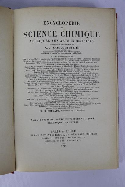 null H. SALVETAT.

Produits hydrauliques, céramique, verrerie.

Paris & Liège, 1...