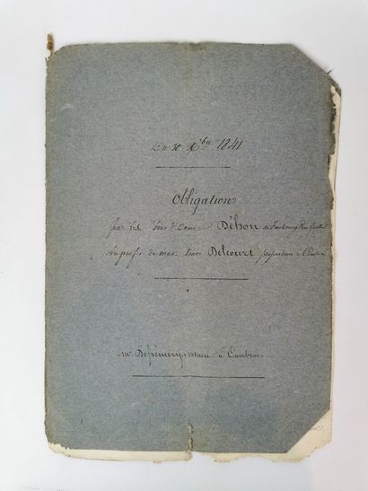 null CAMBRAI.

Ensemble d'archives des XIXème et XXème siècles, la plupart d'époque...