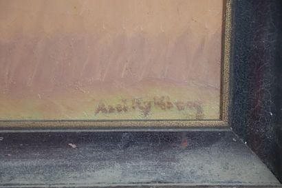 null Axel KYHLBERG (1886-?).

Stenhamra, Suède.

Huile sur toile, signée en bas à...