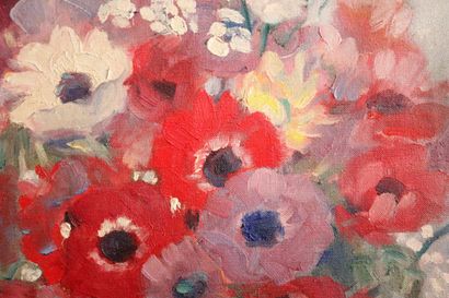 null Charley GARRY (1891-1973).

Vase de fleurs.

Huile sur toile, signée en bas...