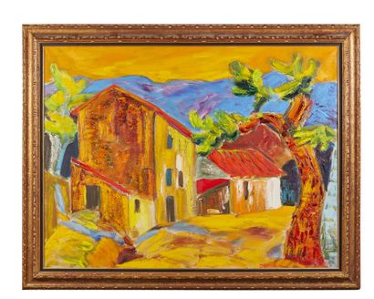 null Hubert DAMON (1935-2020).

Maisons provençales.

Huile sur toile, signée en...