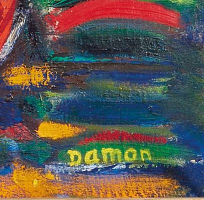 null Hubert DAMON (1935-2020).

Un port sous le soleil.

Huile sur toile, signée...