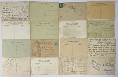 null Lot de cinquante-six cartes postales, figurant les Mines du Nord de la France...