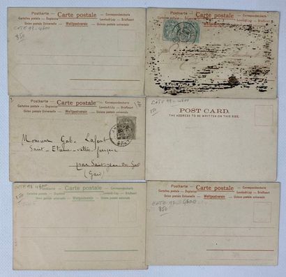 null D'après Raphael KIRCHNER (1875-1917)

Lot de six cartes postales japonistes,...