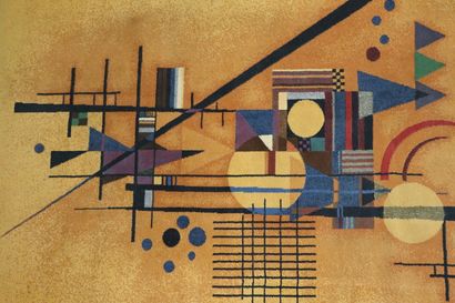null Travail des années 1960-1970.

Tapis inspiré des compositions de Kandinsky.

l_132...