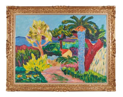 null Hubert DAMON (1935-2020).

La Côte d'Azur.

Huile sur toile, signée en bas à...