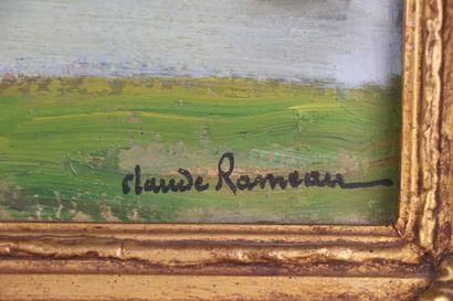 null Claude RAMEAU (1876-1965).

La Loire à Passy.

Huile sur carton, signée en bas...