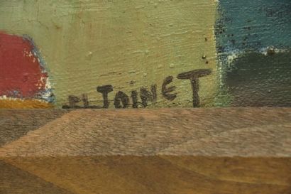 null Maurice JOINET (1904-1974).

Ferme en bord de Loire.

Huile sur toile, signée...