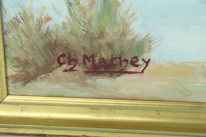 null Charles MATHEY (1902-2000).

Pyasages de Loire.

Paire d'huile sur toiles, formant...