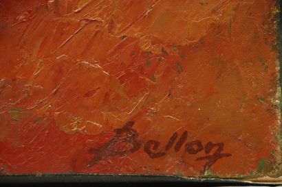 null Pierre BELLON (1930-2009).

Ghardaïa, foule.

Huile sur toile. 

Signée en bas...