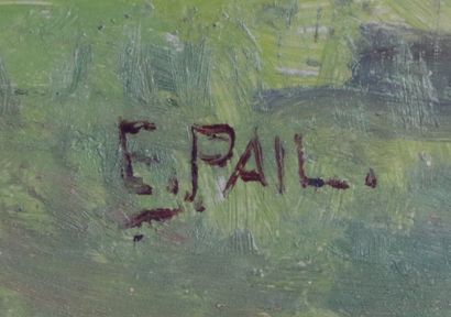 null Edouard PAIL (1851-1916).

La Loire près de Nevers.

Huile sur carton signée...