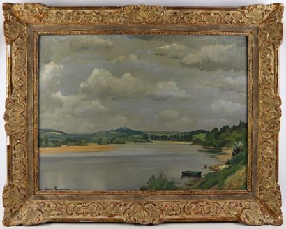 null Claude RAMEAU (1876-1965).

Les bords de Loire.

Huile sur toile, signée en...