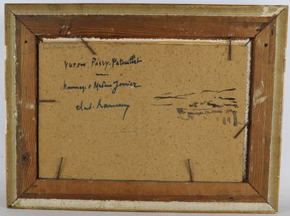 null Claude RAMEAU (1876-1965).

Vue sur Passy-Patouillat.

Huile sur carton, signée...