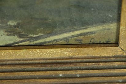 null Jean-Henri GROMOLARD (1888-1953).

Vue de Redon.

Huile sur carton, non signée.

Inscriptions...