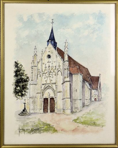 null Jacques CHENE (né en 1923).

L'église de Saint Père et paysage de Loire.

Deux...