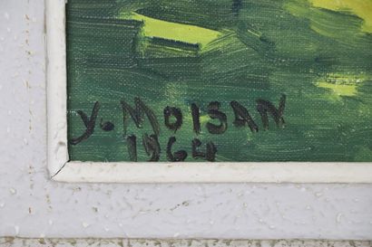null Yves MOISAN (1908-1976).

Paysage.

Huile sur toile.

Signée en bas à gauche...