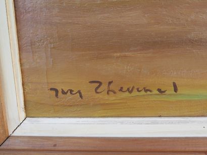 null Jacques THEVENET (1891-1989).

Labour en nivernais.

Huile sur toile, signée...