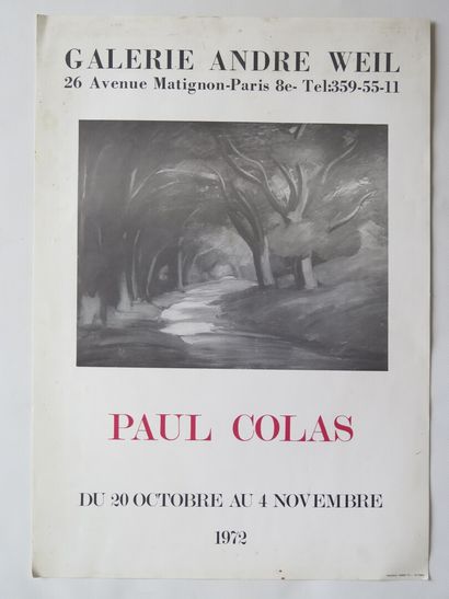 null Paul COLAS (1902-1993).

Paysage du nivernais.

Pastel, non signé

H_32,6 cm...