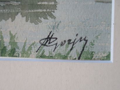 null Marcel GORJU (1881-1968).

Vue de Nevers.

Aquarelle, signée en bas à droite.

H_17...