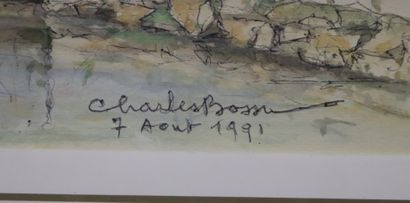 null Charles BOSSU (1911-1993).

Corbigny, les tours.

Aquarelle, signée en bas à...