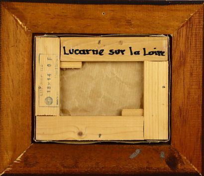 null Marcel VAN NIEUWENBERG (né en 1934).

Lucarne sur Loire.

Huile sur toile, signée...