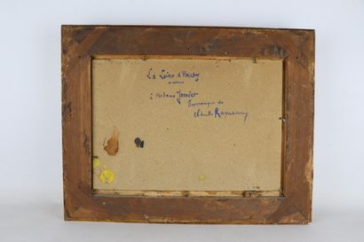 null Claude RAMEAU (1876-1965).

La Loire à Passy.

Huile sur carton, signée en bas...