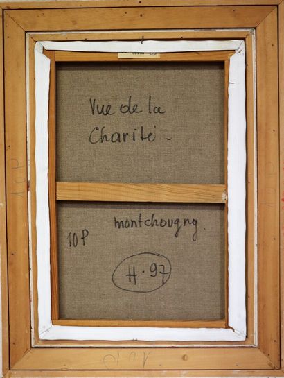 null Jean MONTCHOUGNY (1915-2008).

Vue de la Charité.

Huile sur toile, signée en...