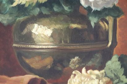 null Gustave MOHLER (1836-1920).

Bouquet de chrysanthèmes dans un vase.

Huile sur...