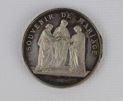 null Ensemble de médailles comprenant : 

souvenir immortel 1840 (batailles napoléoniennes),...