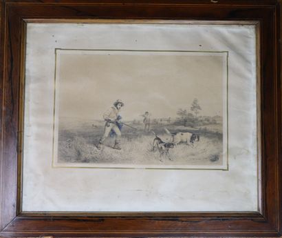 null François GRENIER (1793-1867).

Chasse en plaine, chasse au marais.

Deux gravures...