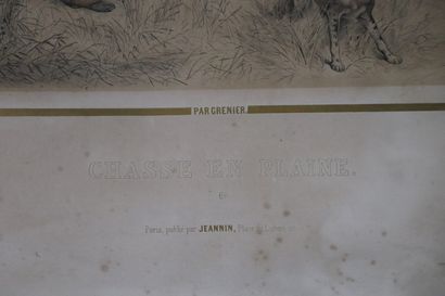 null François GRENIER (1793-1867).

Chasse en plaine, chasse au marais.

Deux gravures...