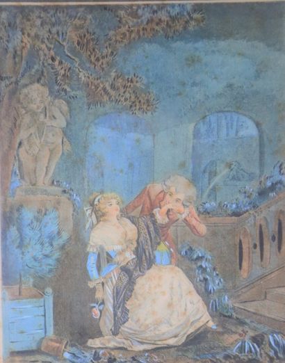 null Louis Philibert DEBUCOURT (1755-1832).

La rose et la main.

Paire de gravures...