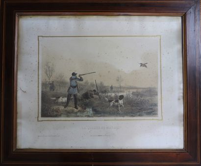 null François GRENIER (1793-1867).

Chasse en plaine, chasse au marais.

Deux gravures...