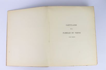 null [ FAMILLE DU VERNE ] Monographie d une Famille militaire de l ancienne France....