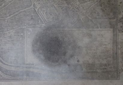 null Plan de Paris au XVIème siècle imprimé par Chardon au XIXème.

H_92 cm L_106,5...
