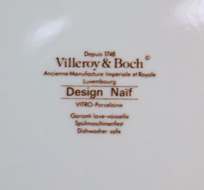 null VILLEROY et BOCH.

Service Design Naïf.

Ensemble en porcelaine comprenant :...