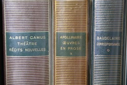 null Collection de treize ouvrages aux Editions de la Pléiade, dont album Malraux,...