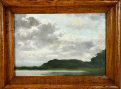 null Henri DIF (1864-1929).

Paysages. 

Réunion d'une huile sur toile et d'une huile...