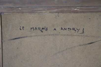 null REX BARRAT (1914-1974).

Le marais à Andryes.

Huile sur panneau, signée en...