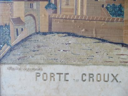 null Travail nivernais de la fin du XIXème siècle.

Nevers, la Porte du Croux.

Rare...