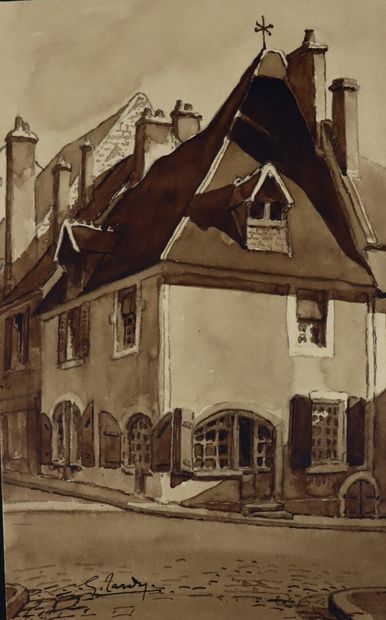 null Georges TARDY (1885-1980).

La Charité sur Loire, la maison du sabotier.

Dessin...