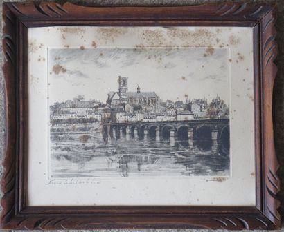 null Léopold ROBIN (1877-1939).

Nevers, le pont sur la Loire et la Porte du Croux...