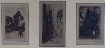 null Fernand CHALANDRE (1879-1924).

Nevers, la Porte du Croux (1907), la rue des...