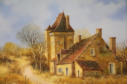 null Pierre CHARPENTIER (né en 1950).

Le château de Menetou-Couture.

Huile sur...