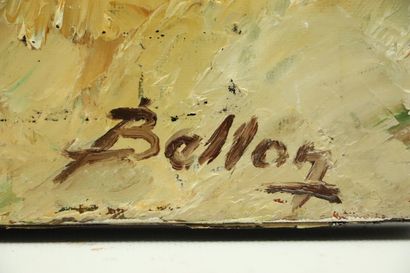 null Pierre BELLON (1930-2009).

Rassemblement.

Huile sur toile. 

Signée en bas...