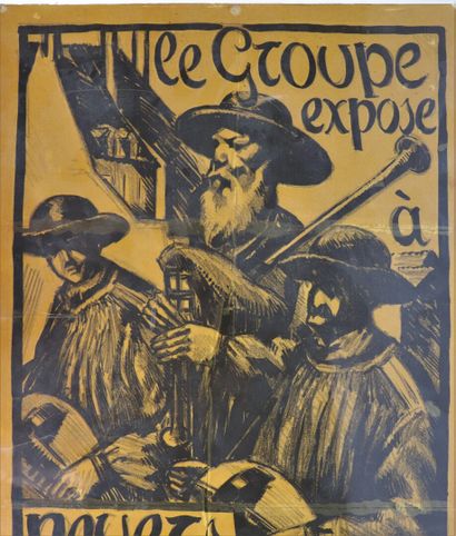 null Fernand CHALANDRE (1879-1924).

Affiche pour le Groupe, Nevers, 1924.

H_65...