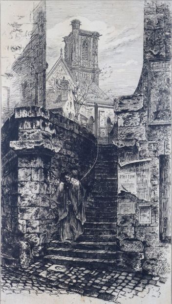 Fernand CHALANDRE (1879-1924).

Nevers, l'escalier...